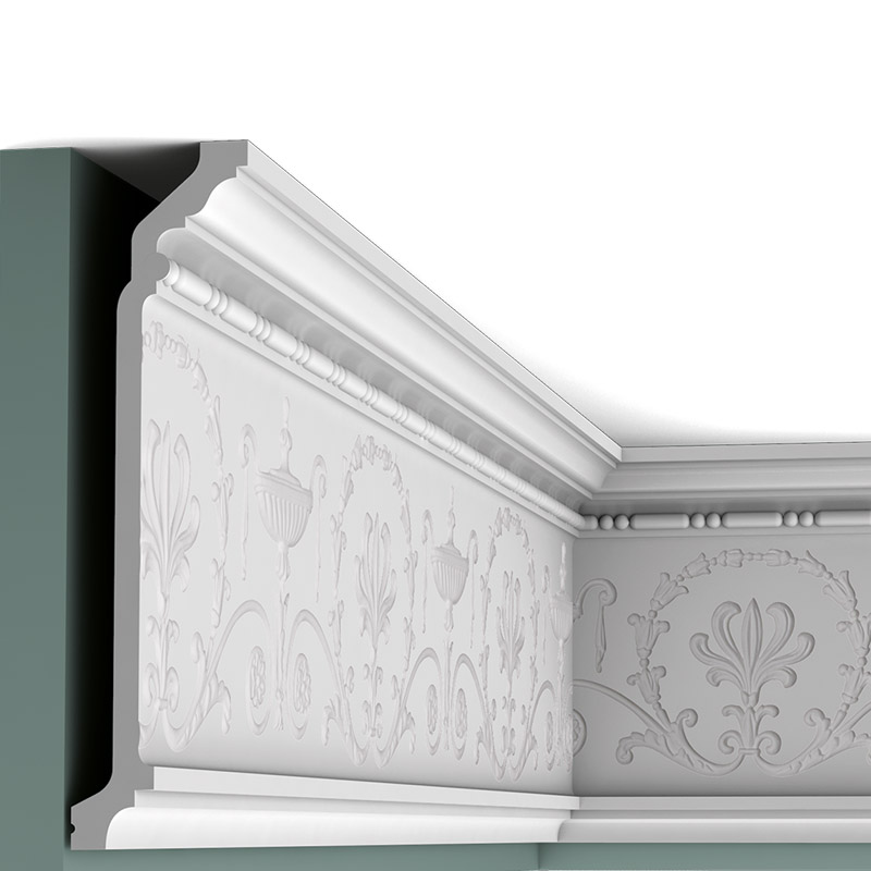 Потолочный плинтус ORAC Purotouch 2000x248x63/ C308 карниз