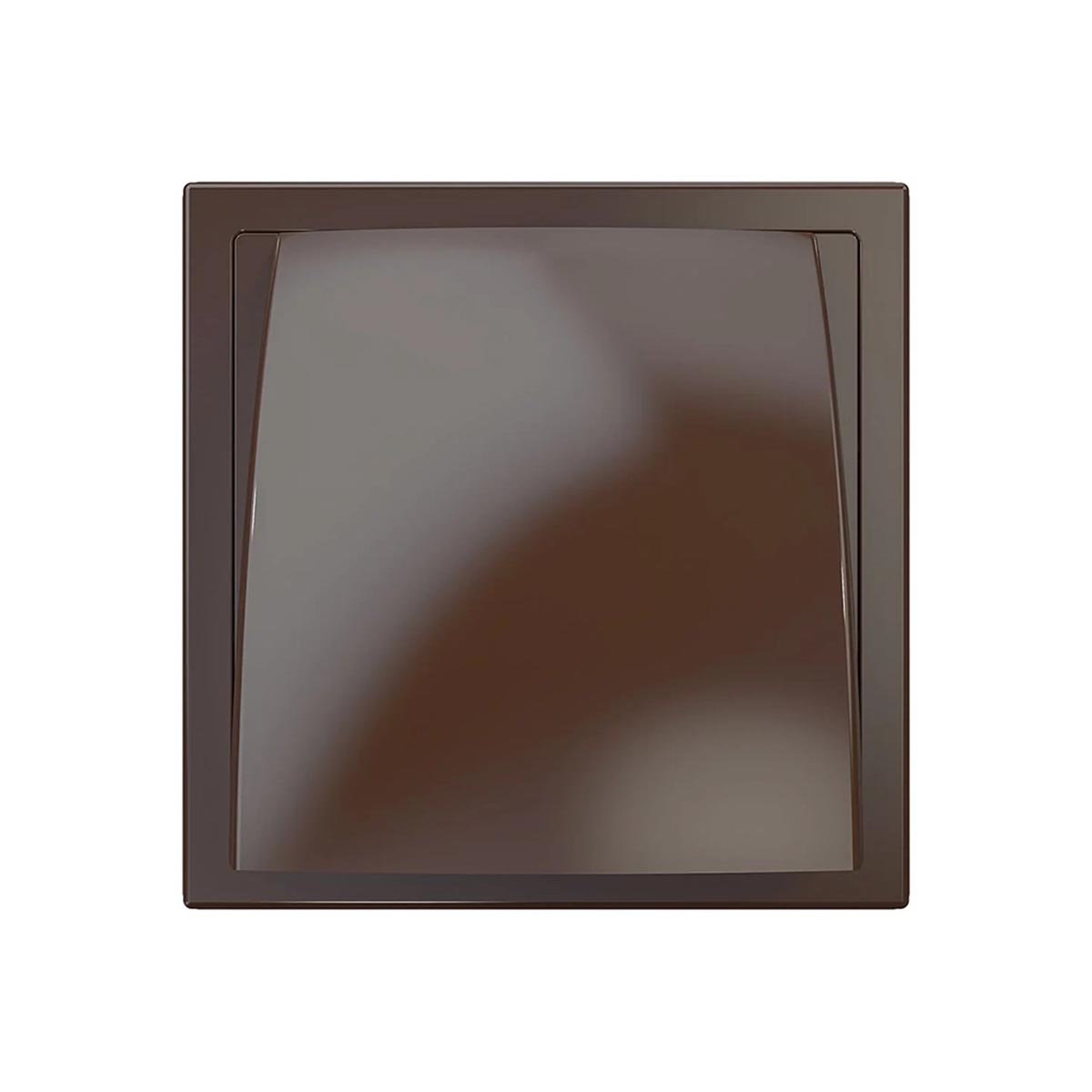 Выход стенной вытяжной с обратным клапаном 150 х 150 мм с фланцем d100 (1/20) "эра" 1515к10фв кор