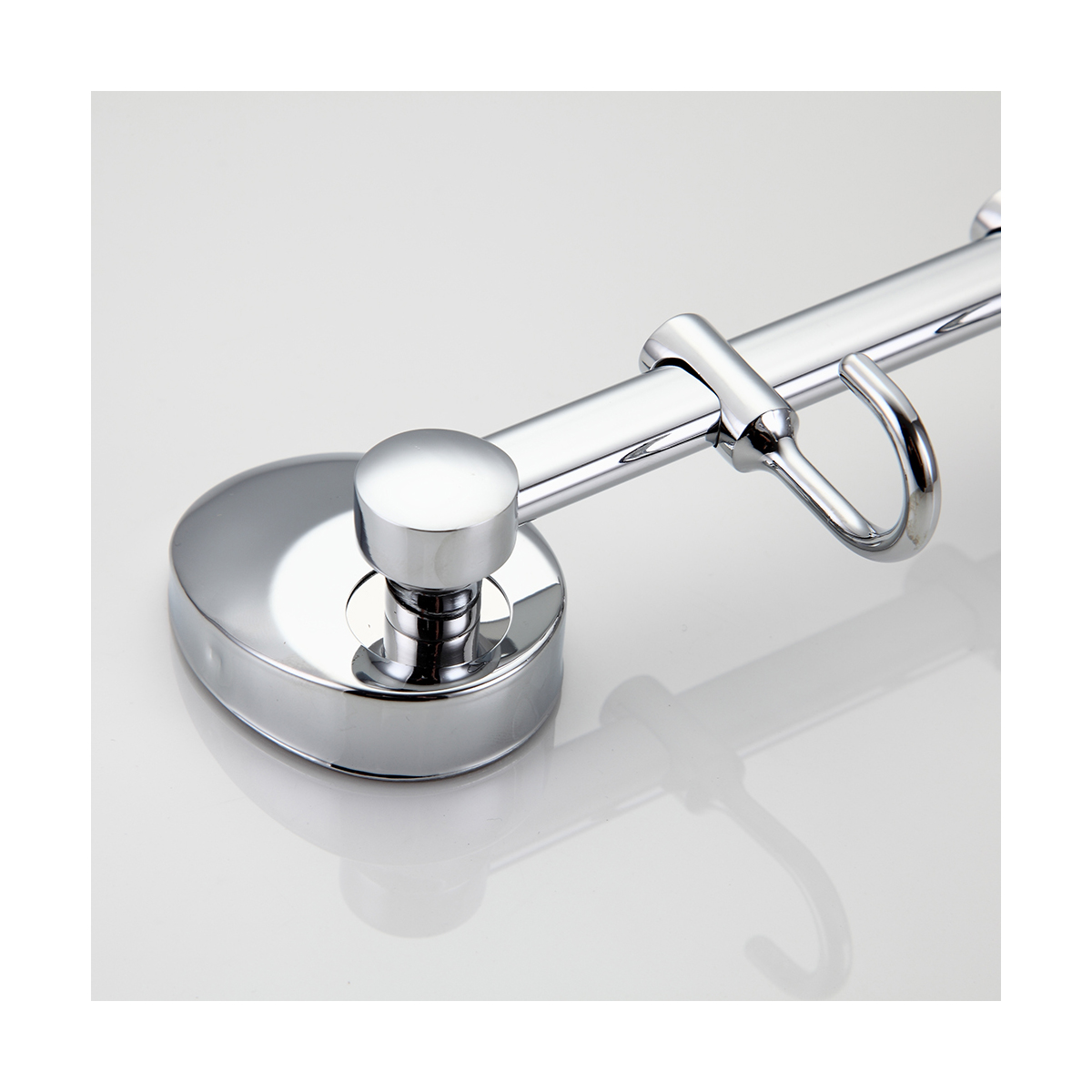 Крючок-вешалка на планке (3 крючка) f1615-3, хром (1/20/40) "frap"