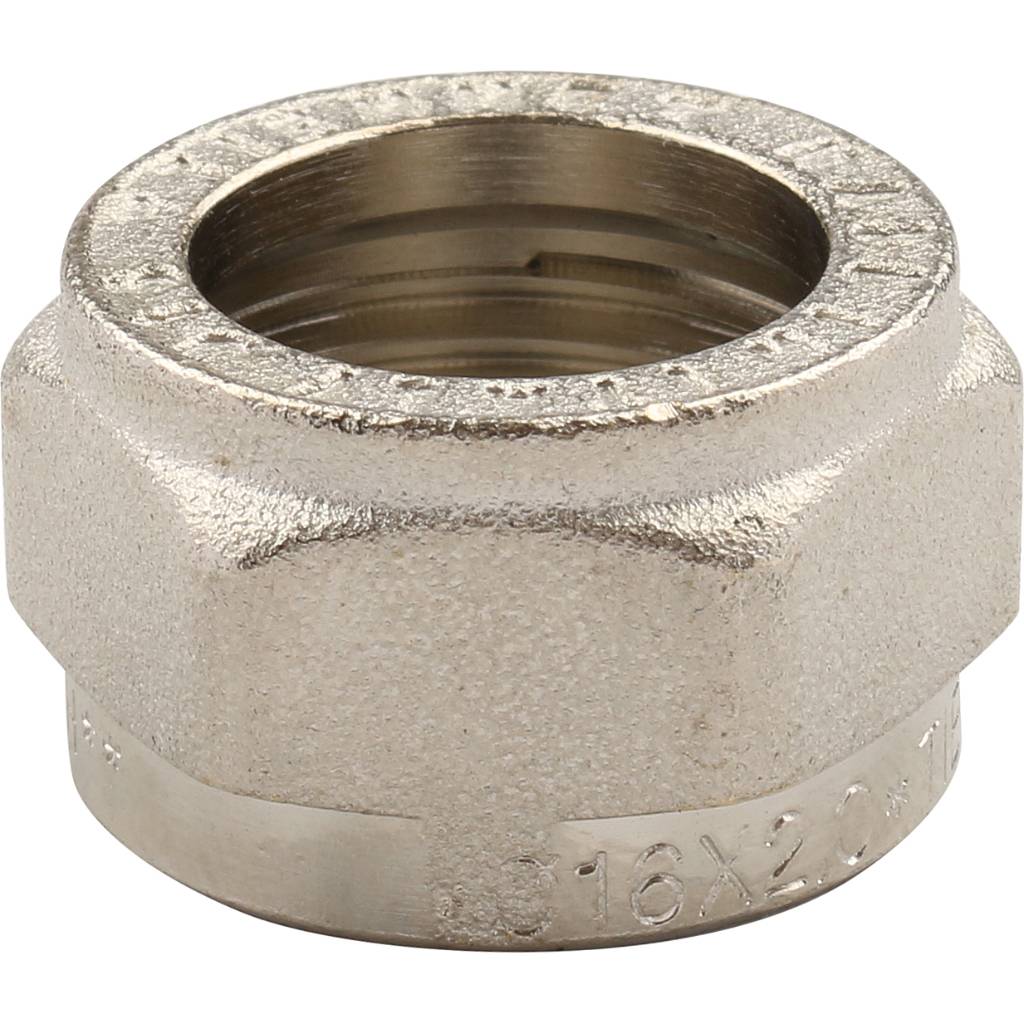 Угол настенный с креплением 16 х 1/2'' ВР обжим TIEMME для металлопласта