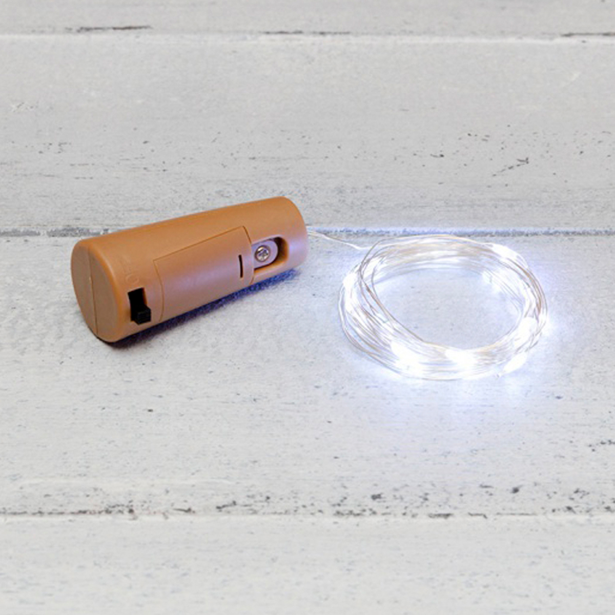 Электрогирлянда "роса" с пробкой 2 м, 20 белых ламп (1/120) "neon-night" 302-025