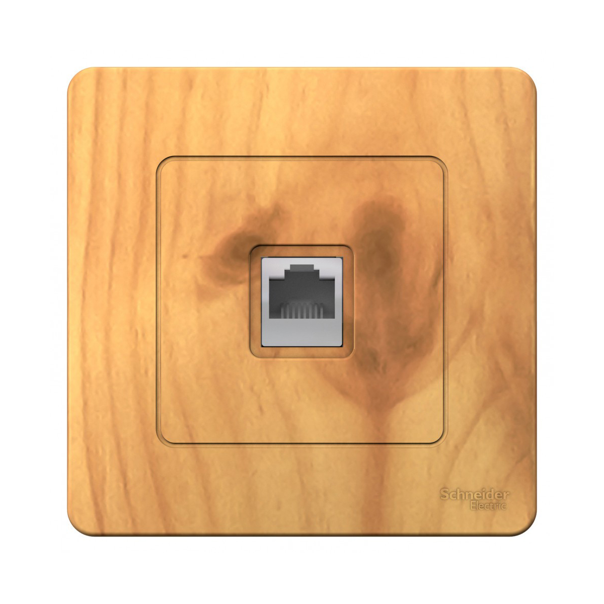 Розетка компьютерная "blanca" 1 местн. rj45, ясень (1/10/20) "schneider"