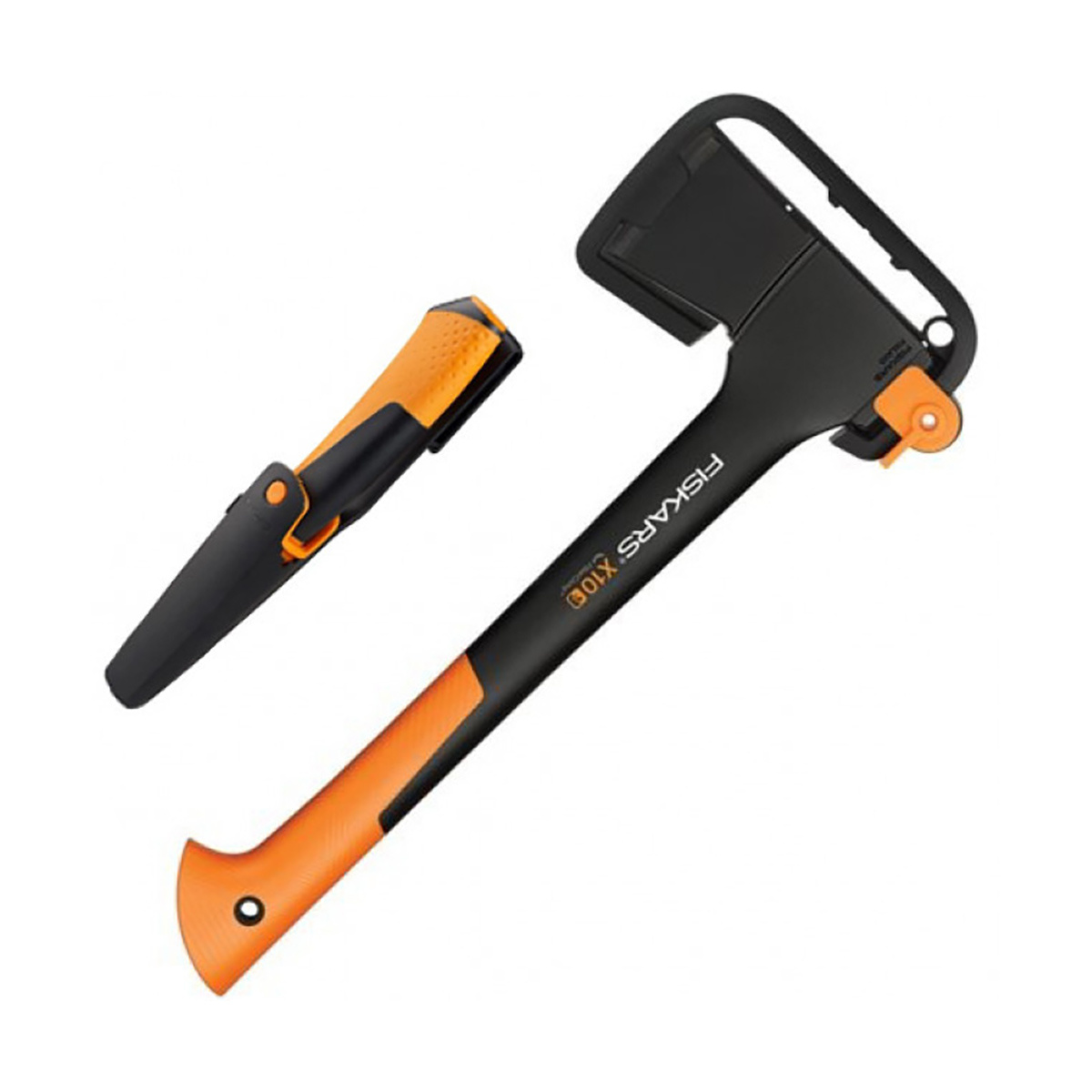 Топор универсальный 1 кг х10 + нож универсальный с точилкой (1/4) "fiskars" 1057914