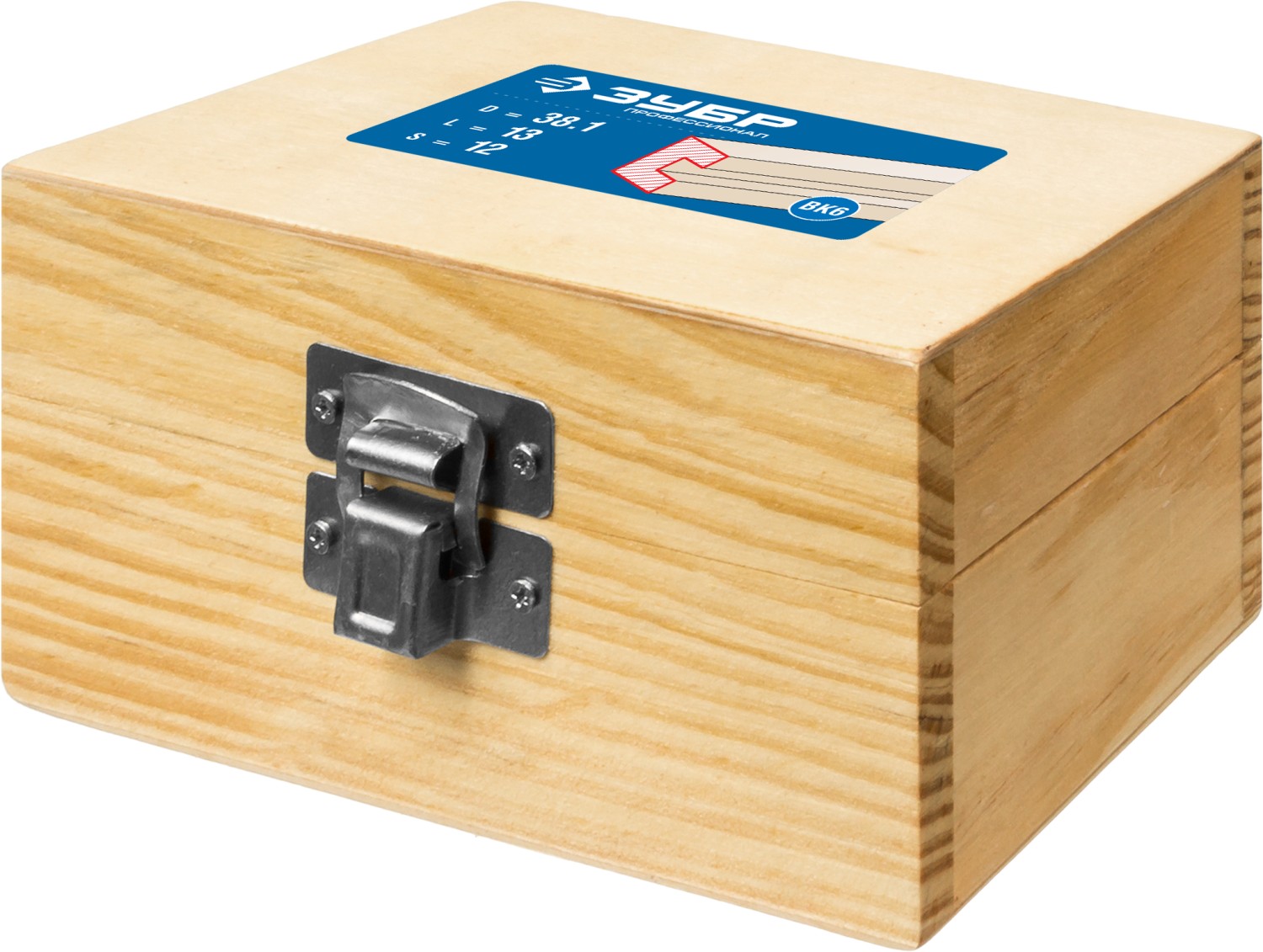 ЗУБР 38.1 x 13 мм, хвостовик 12 мм, фреза четвертная фальцевая с подшипниками, Профессионал (28759-38.1-H6)