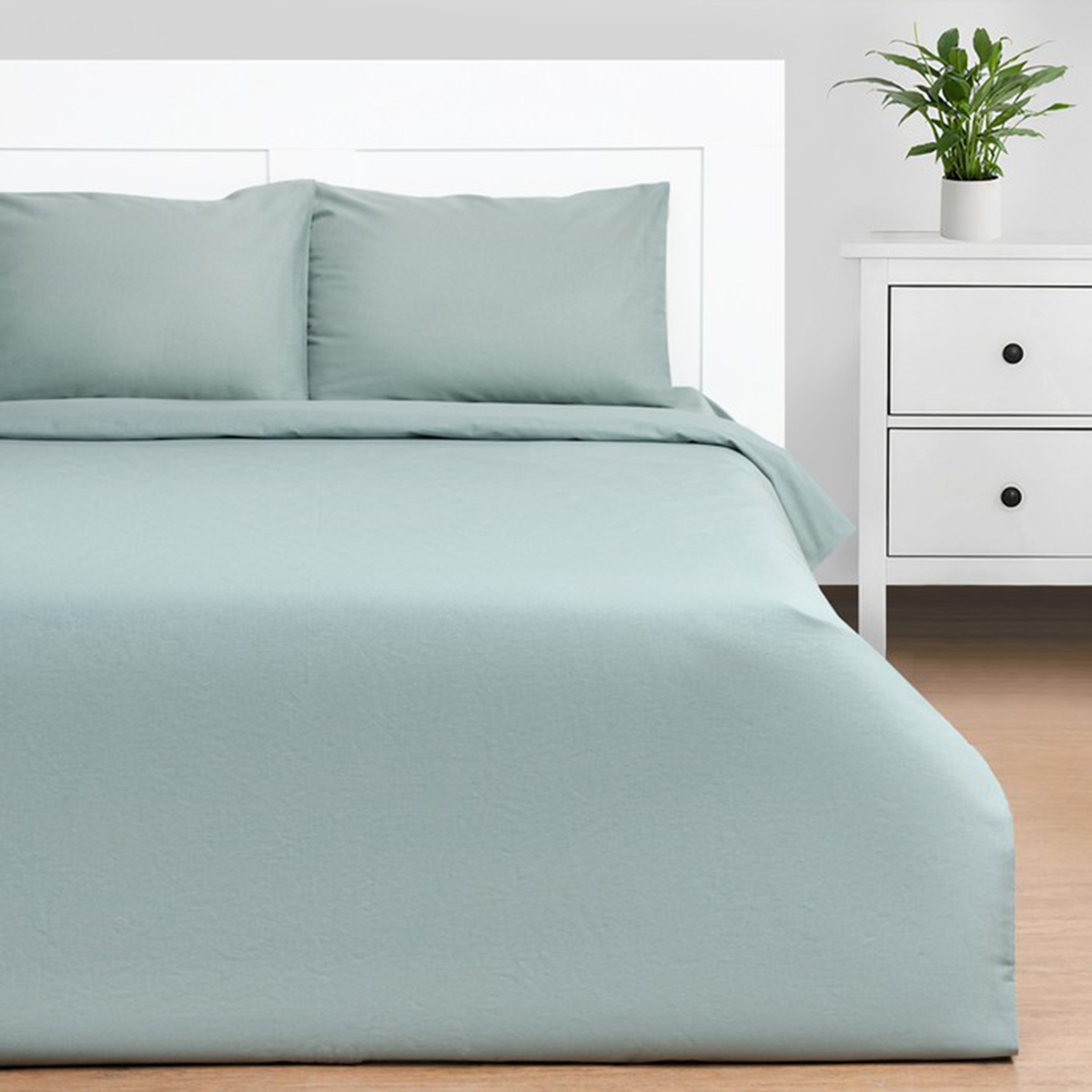 Постельное белье "этель" олива евро (бязь) (1) 9046086