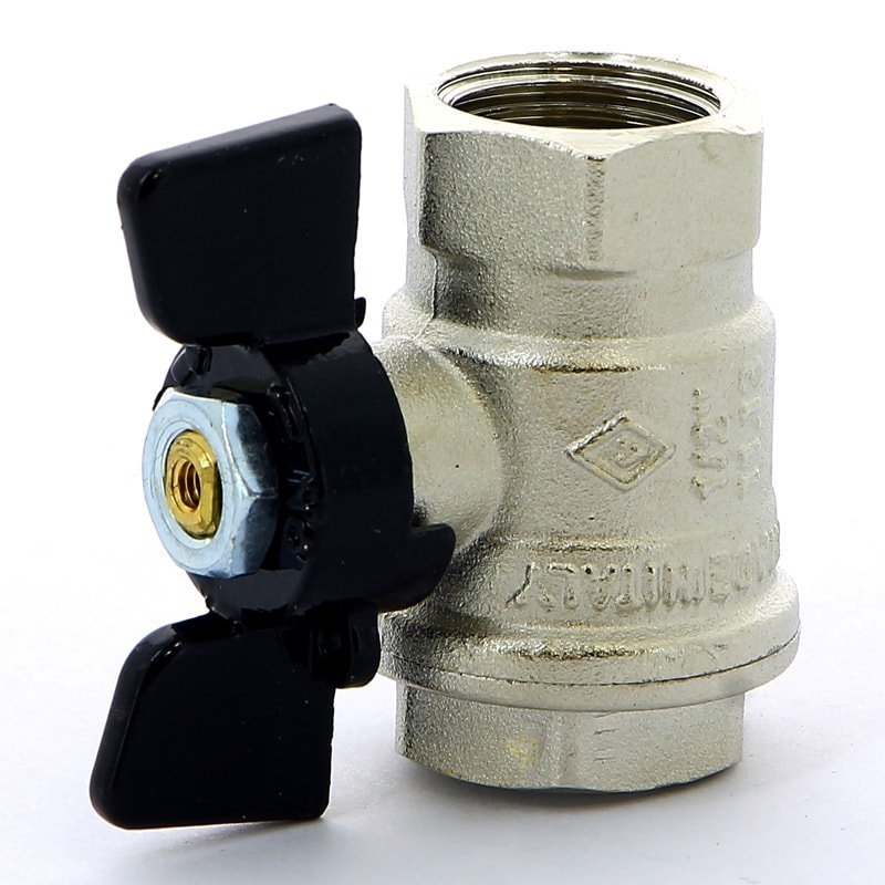 Кран шаровый BUGATTI NEW JERSEY 1"1/4 ВВ бабочка