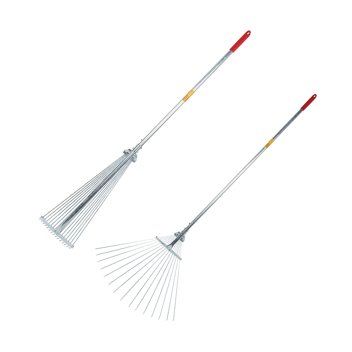 Грабли веерные 15 зубов раздвижные, с черенком (1/24) "park" hg1191