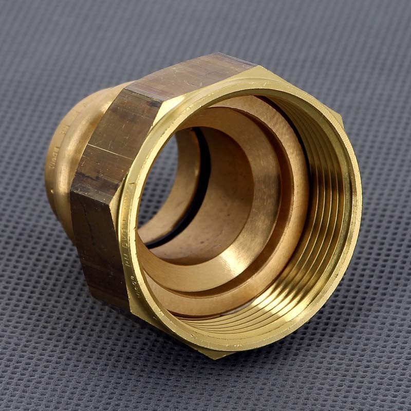 Муфта пресс-В с накидной гайкой и плоским уплотнением 28x1'1/2 Sanpress VIEGA