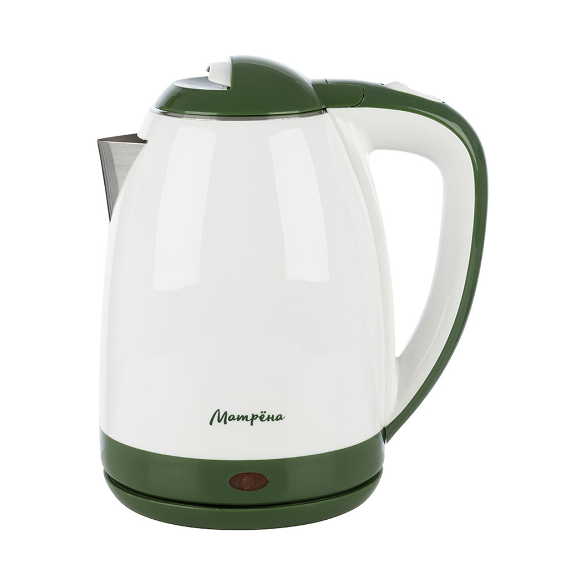 Чайник электр. "матрёна" ma-122 1,8 л (1/12) сталь (зеленый)