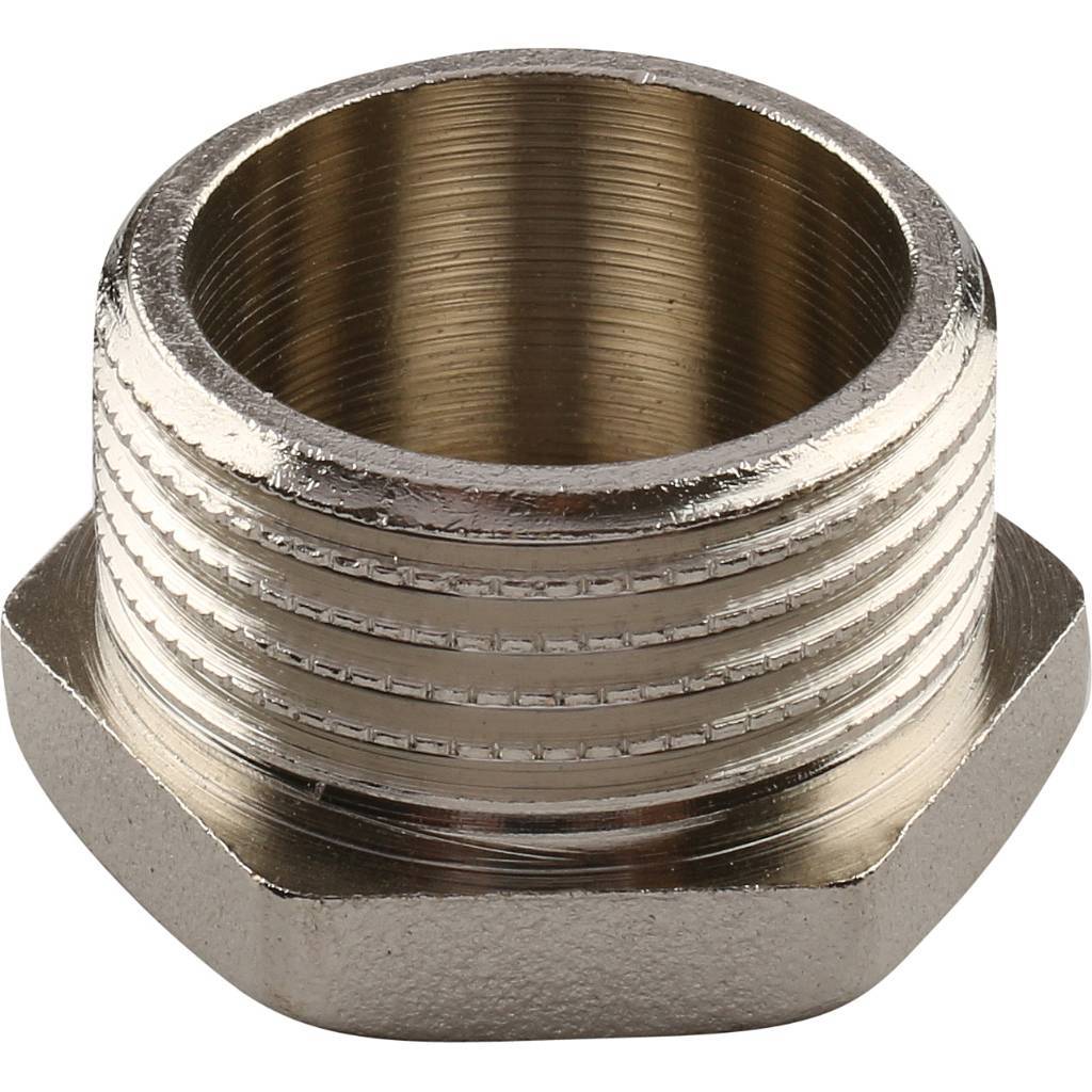 Заглушка резьбовая НР 1/2" никель TIEMME