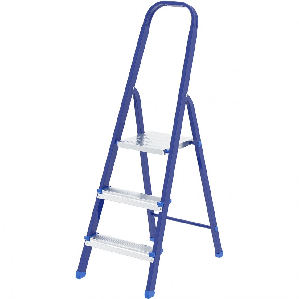 Стремянка, 3 ступени, стальная, Сибртех (97843)