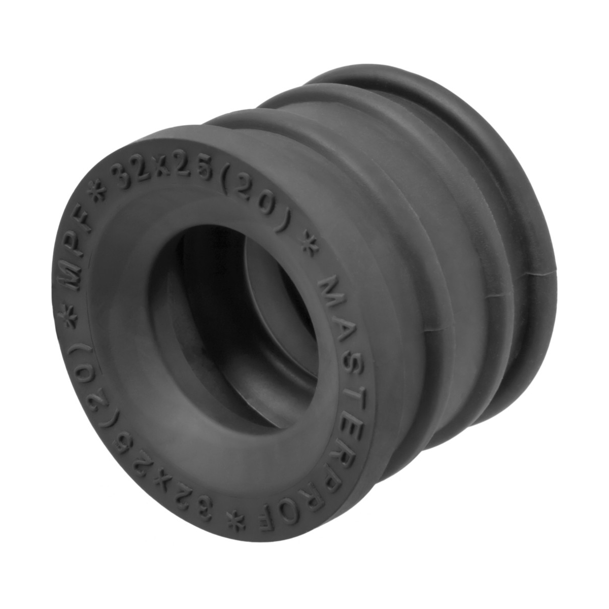 Манжета для канализации тэп d=32 х 25 мм (черная) (10/700) "masterprof"