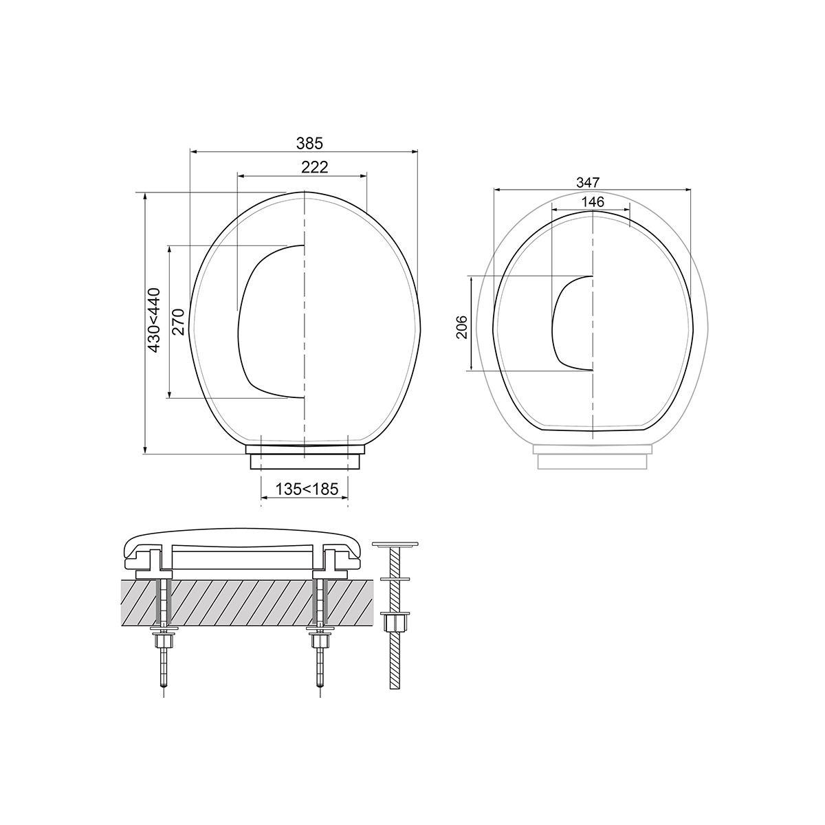 Сиденье для унитаза "семья" с детской вставкой белое (1/4) "wirquin"