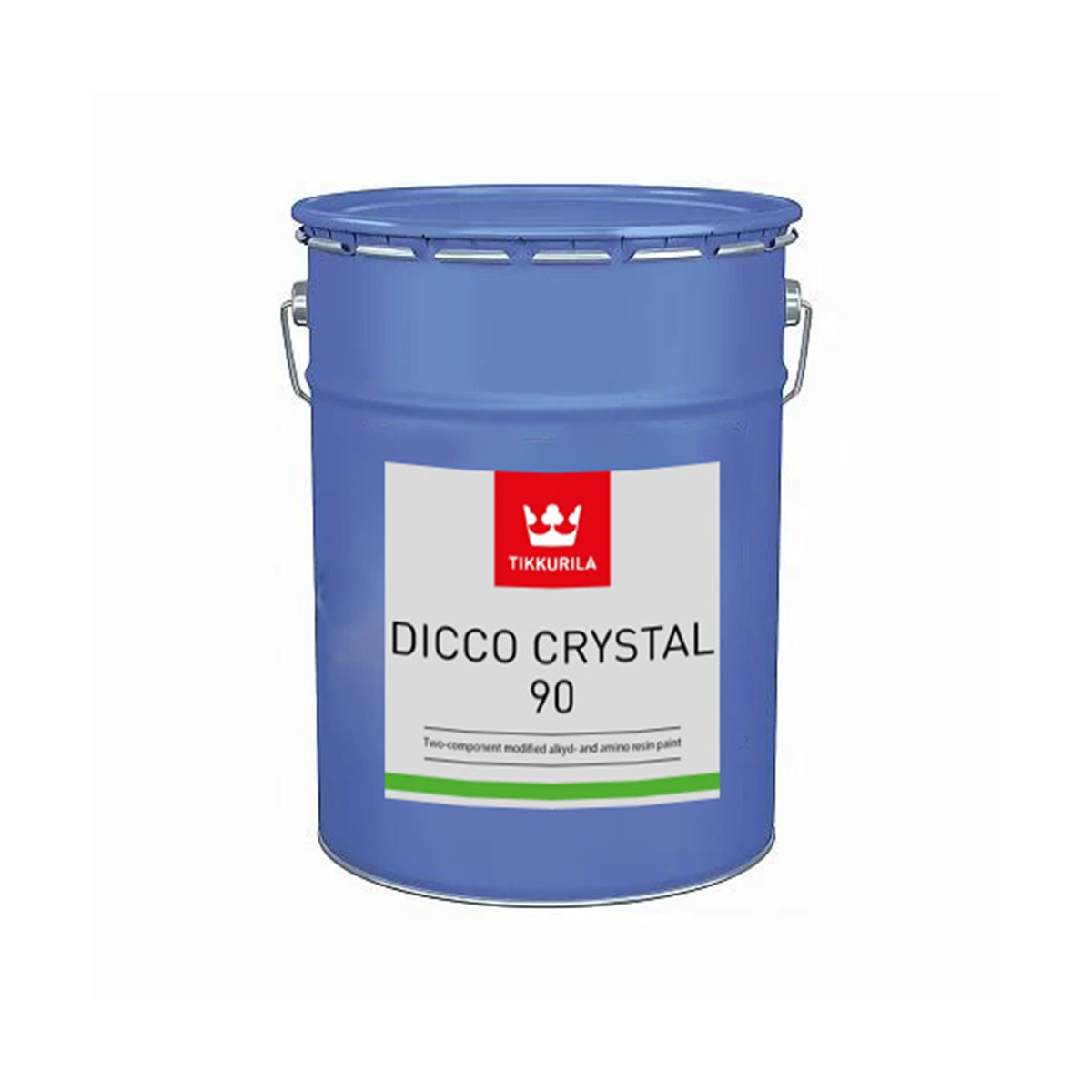 Краска кислотного отверждения "дикко кристал" 90 tcl 9 л (1/44) "тиккурила"