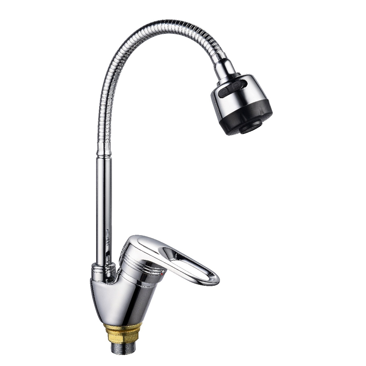 Смеситель для кухни "tsarsberg" tsb-722-1208 гибкий излив (1/10) "профсан"