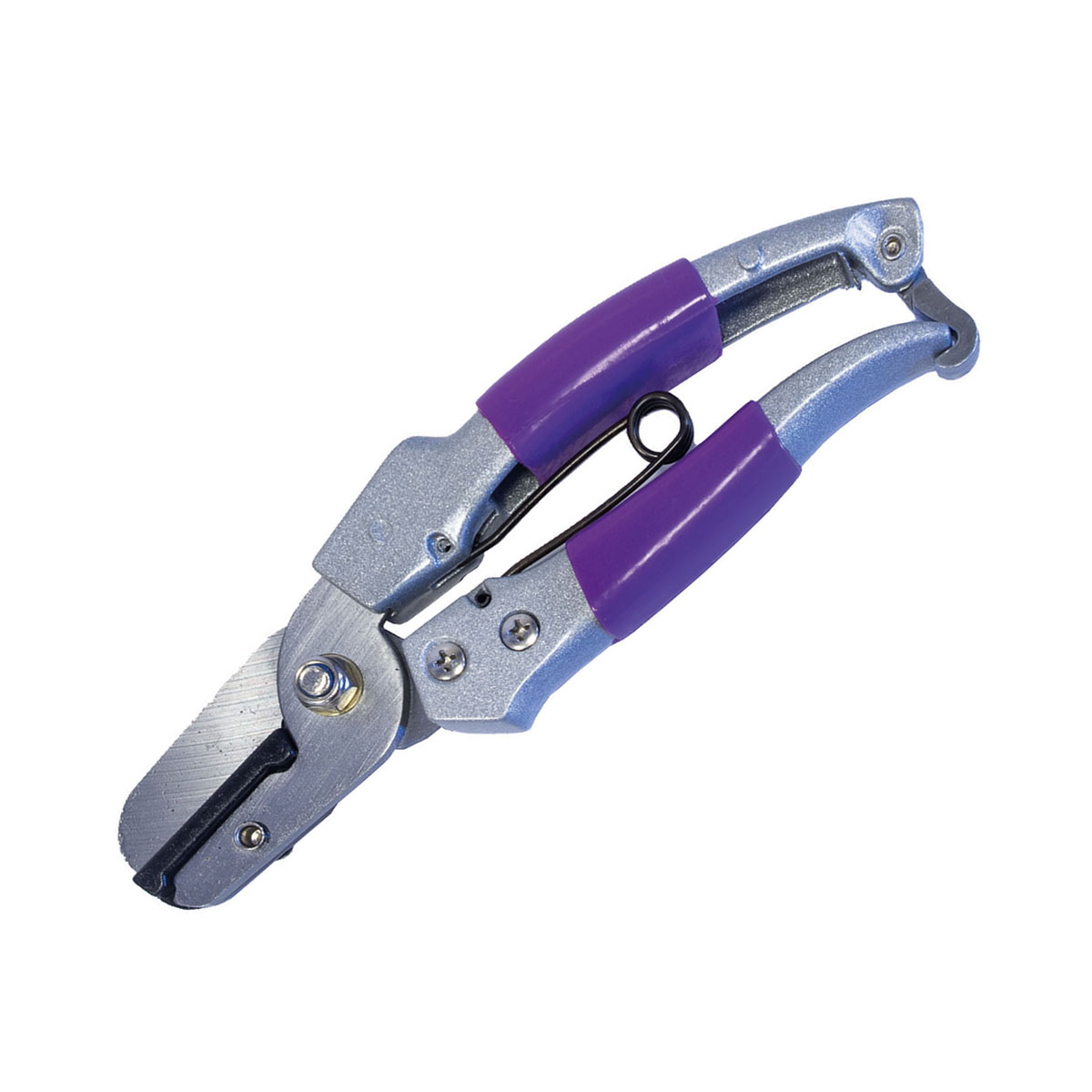 Секатор с наковальней 190 мм, стальн. обрезин. рукоятки (1/50) "don gazon" 128-0250