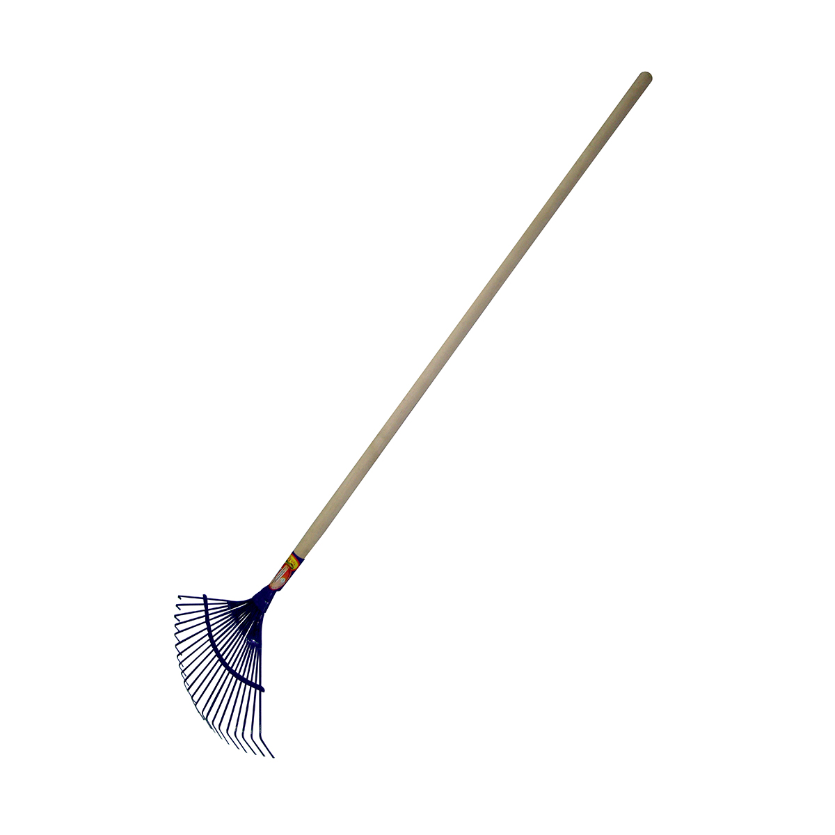 Грабли веерные пластинчатые 22 зуба с дерев. черенком (1/5) гв-л