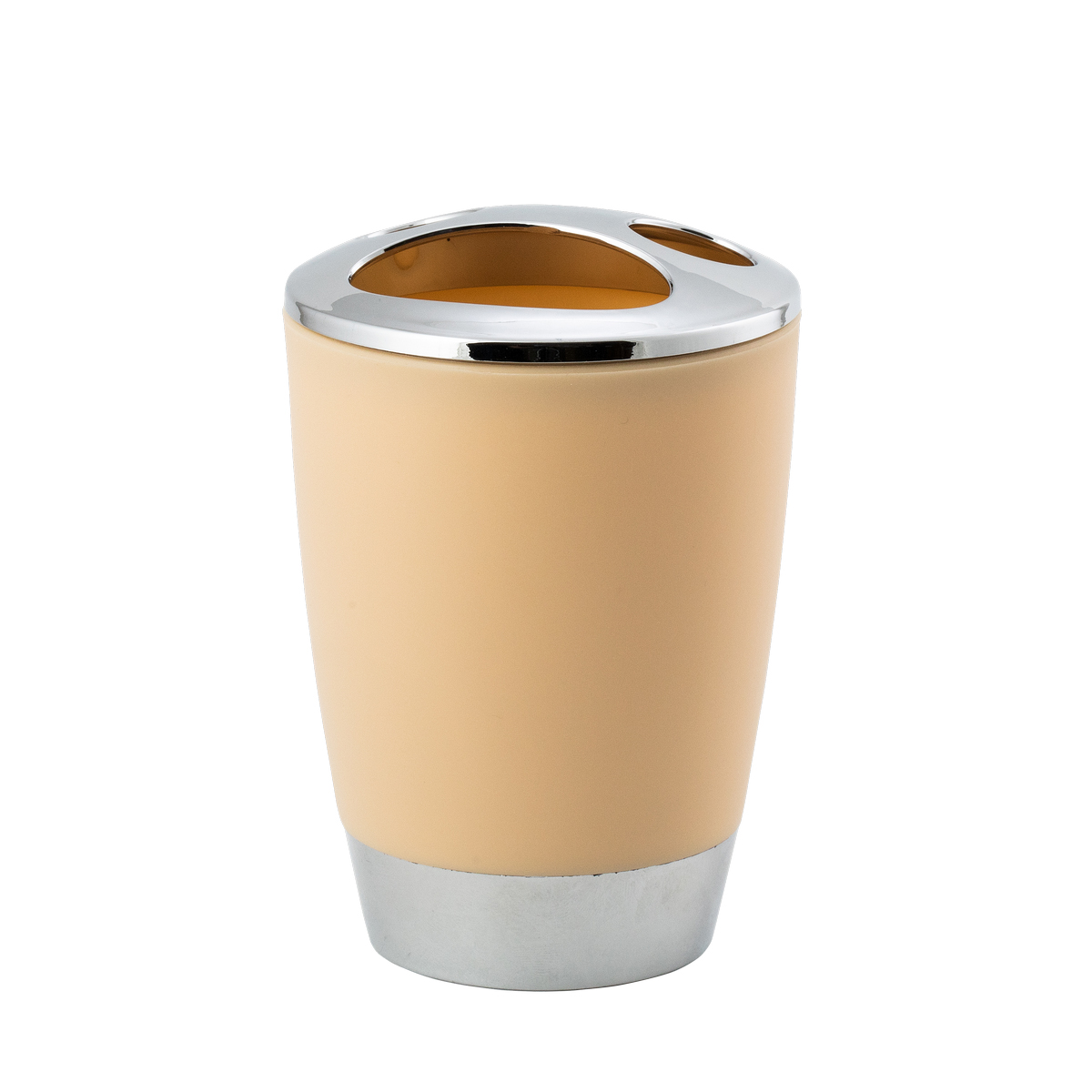 Стакан для ванной комнаты "альма" пласт. (кремовый) (1/12) "аквадекор" attp-2100crm-02