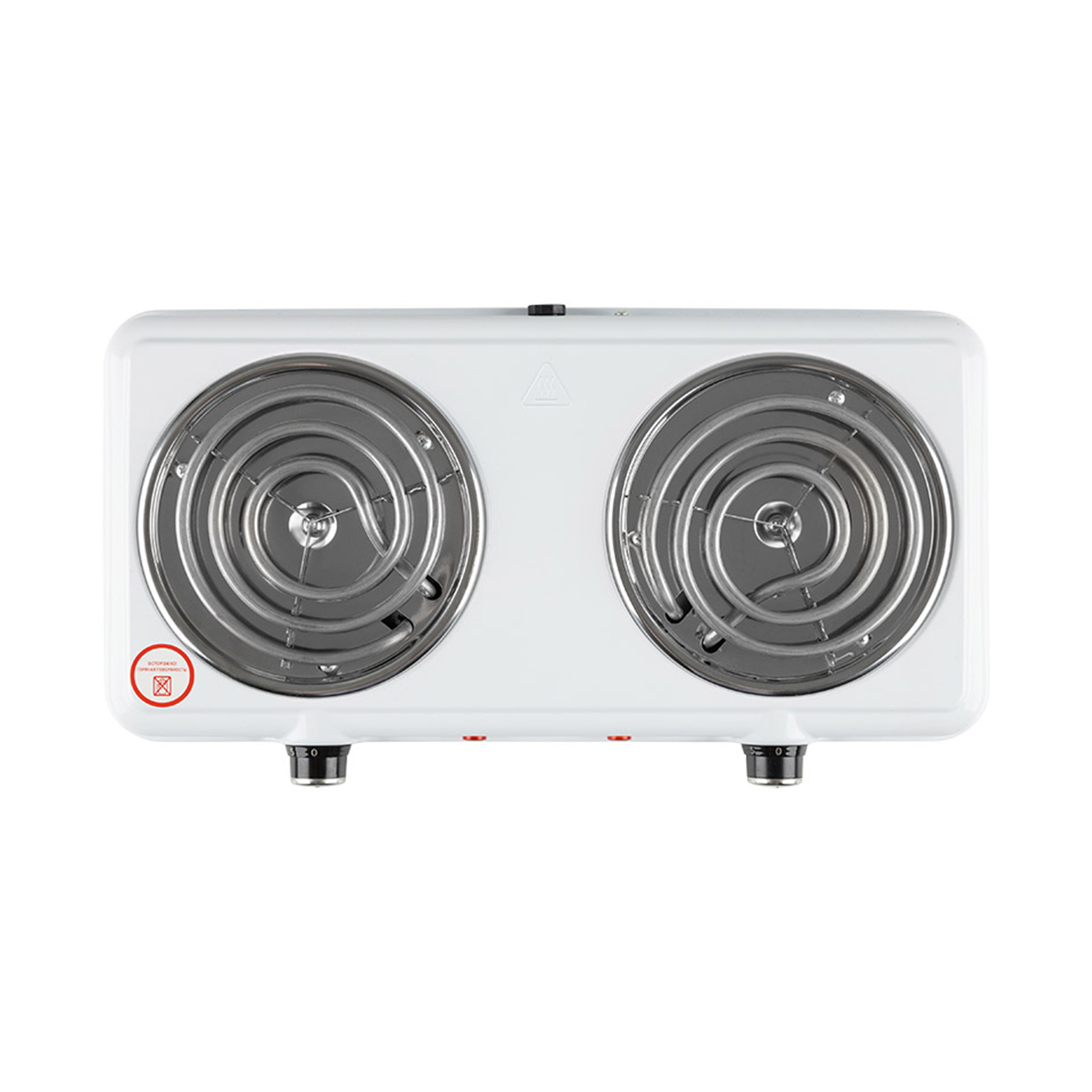 Плита электр. 2-конфор. (тэн) "homestar" hs-1109 (белый) (1/6)