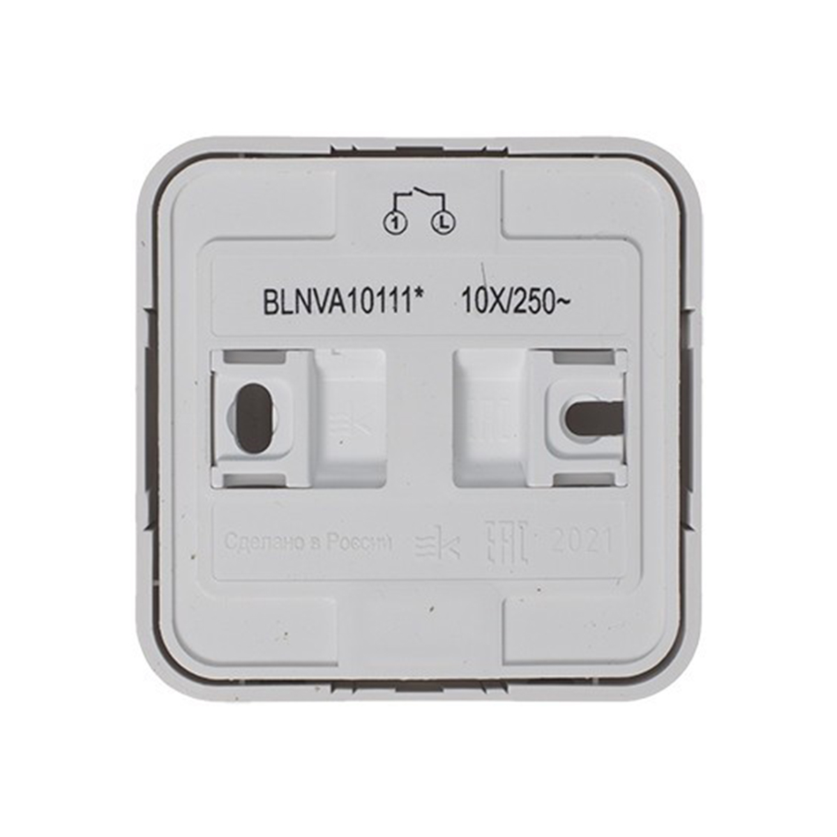 Выключатель открыт. уст. "blanca" 1 кл. 10а, белый (1/15/90) "schneider"