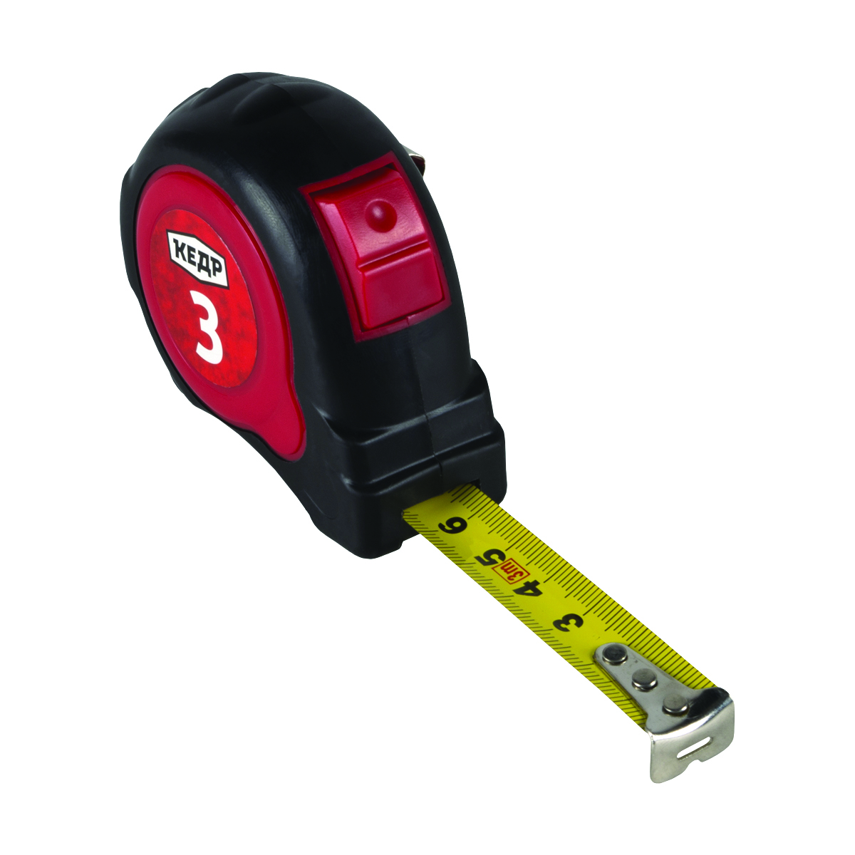 Рулетка с автостопом, двухкомп. корпус  3 м/16 мм (1/12/120) "кедр"  018-0316