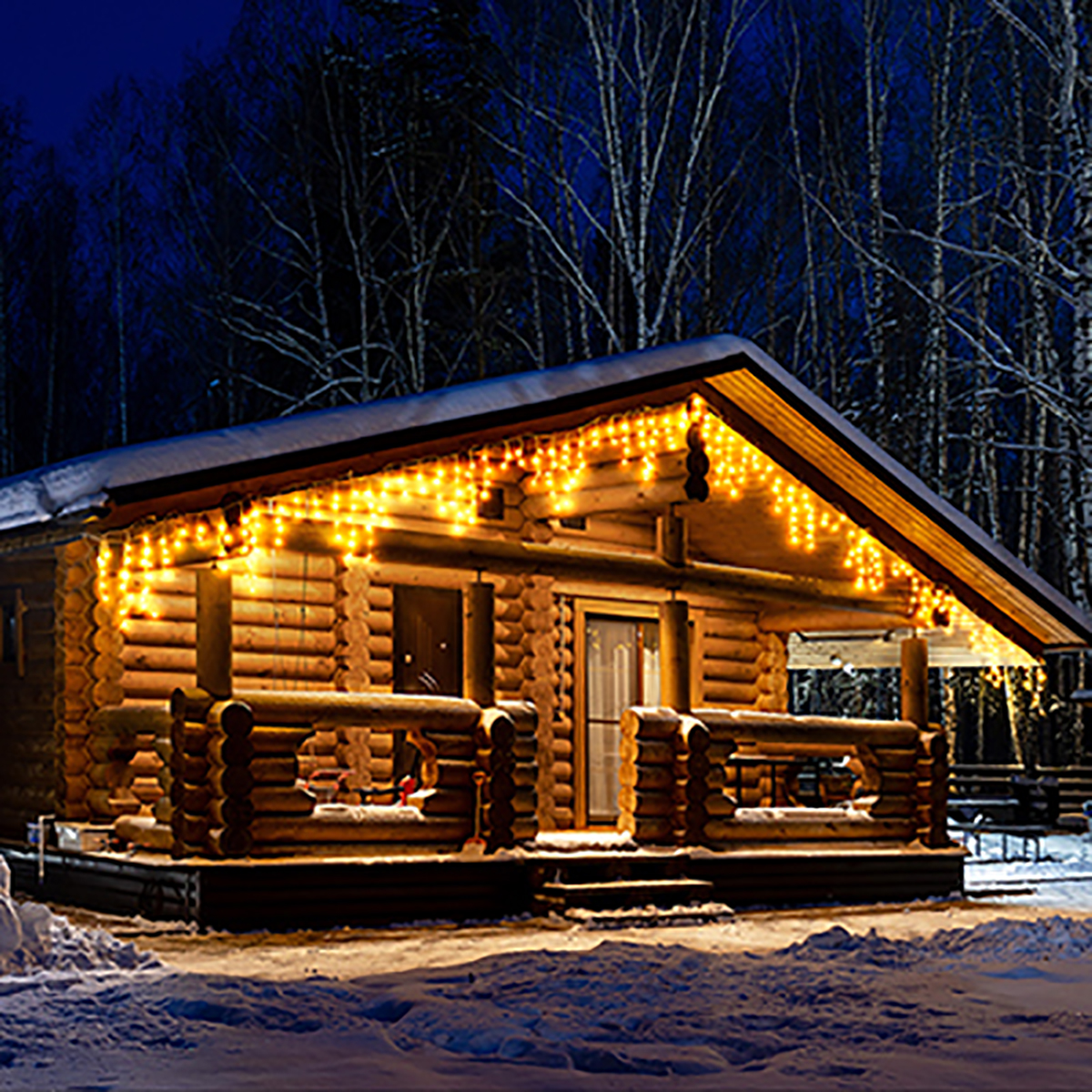 Электрогирлянда "бахрома" 6*0,6 м, 192 теплые лампы, 48 нитей, 8 реж., блок питания (1/4) "vegas"