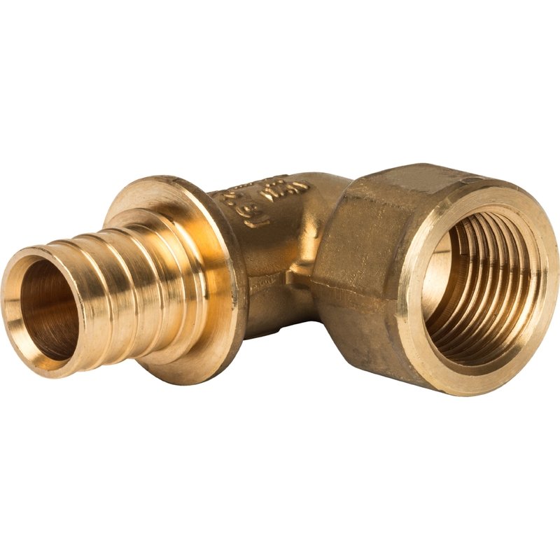 Угол переходной 20 x 1/2" ВР аксиальный для труб PE-X STOUT