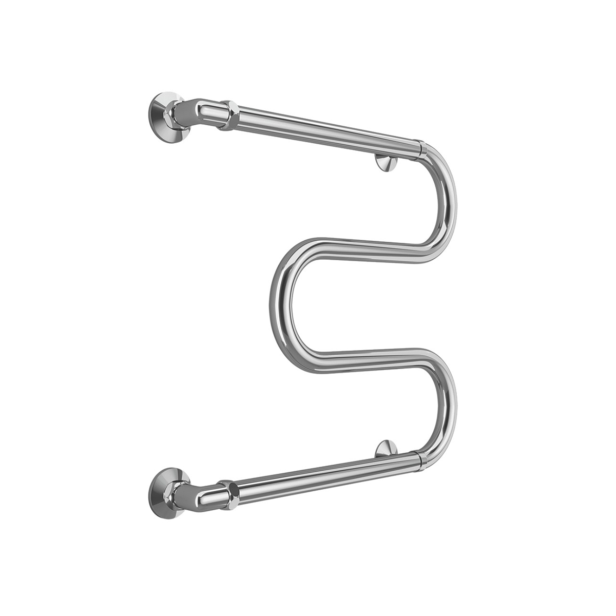 Полотенцесушитель водяной "aisi" м-образный 500*500 (хром) "terminus"