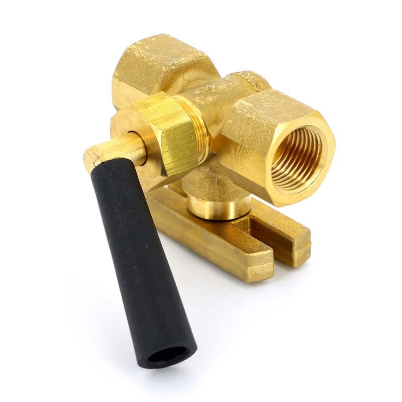 Кран ВВ трехходовой 1/2" RM для манометров, с фланцем WATTS