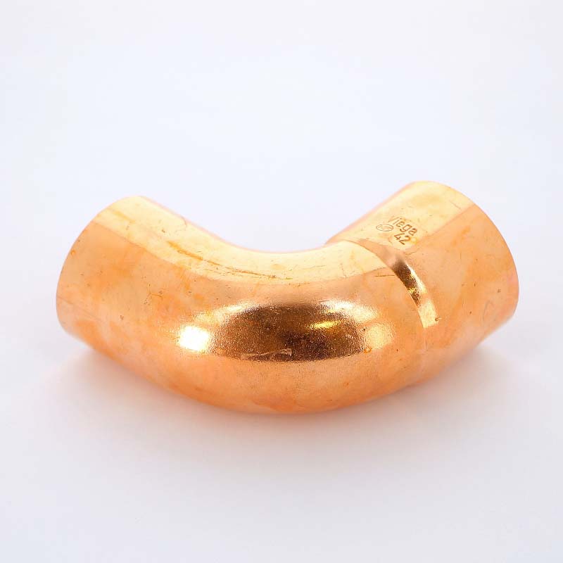 Угол однораструбный 90° VIEGA пайка 42 мм медный