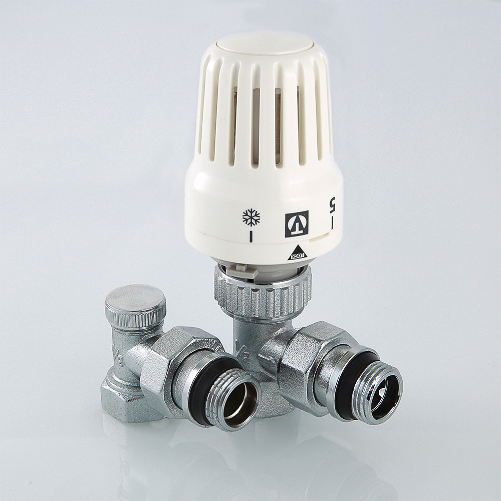 Комплект терморегулирующего оборудования ВН 1/2" для радиатора угловой VALTEC