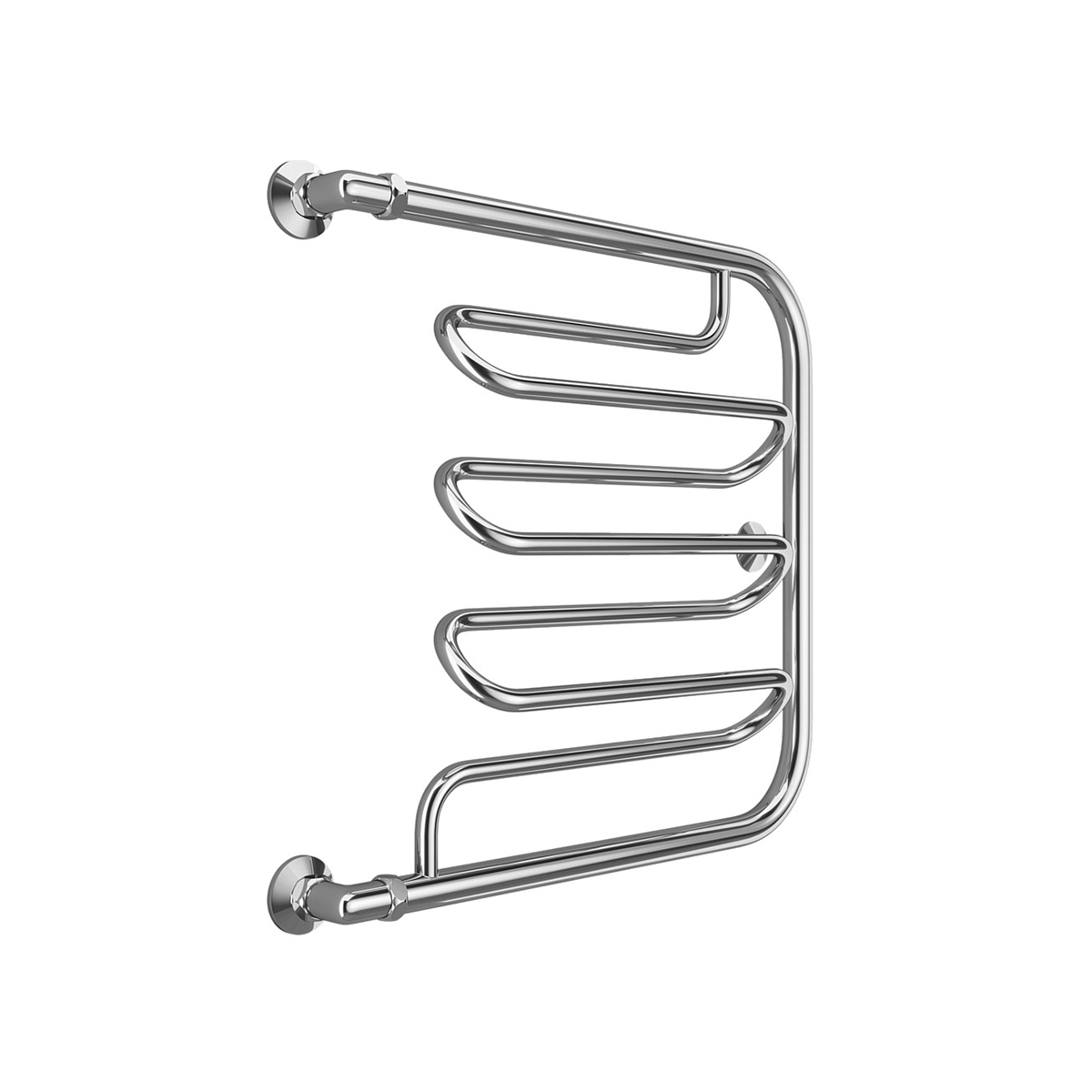 Полотенцесушитель водяной "фокстрот-лиана aisi" 600*600 (хром) "terminus"