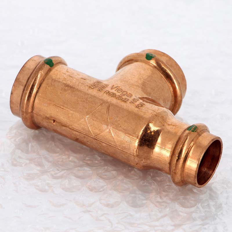 Тройник пресс медный Profipress VIEGA 28х28х22