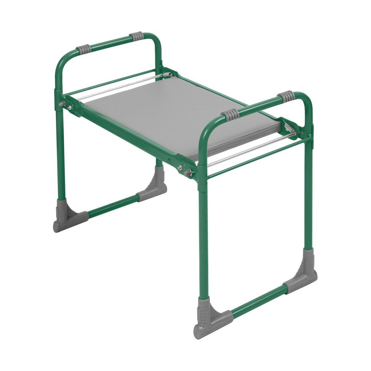 Скамейка садовая складная (мягк. сиденье) зеленая (1) скм/з  "ника"