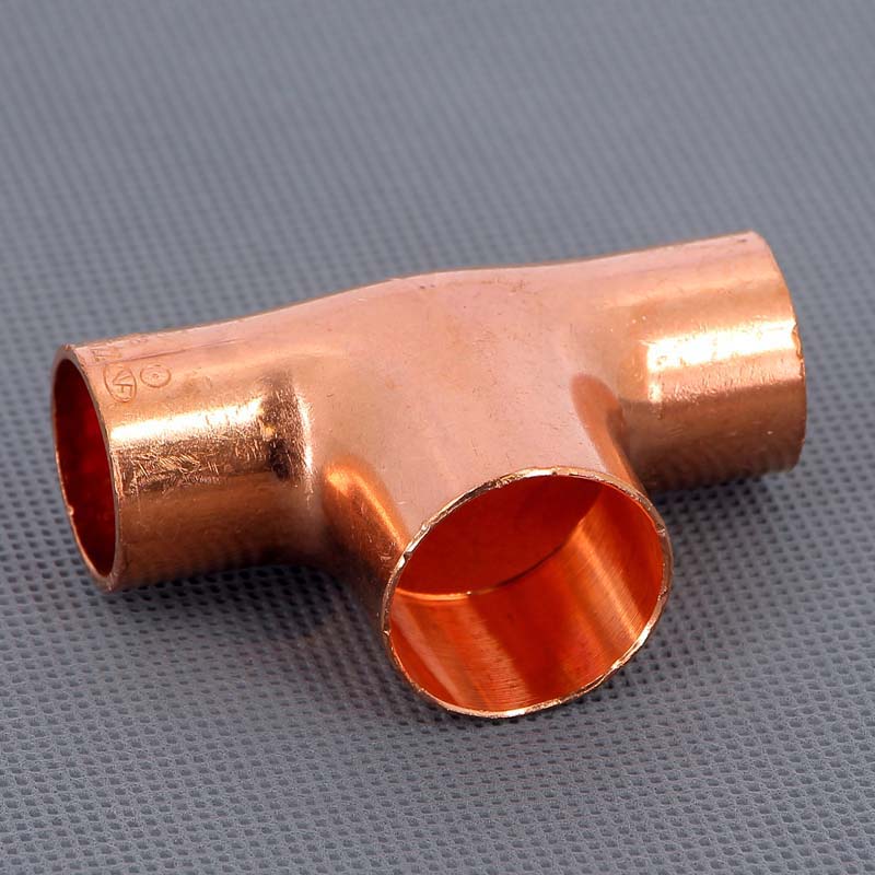 Тройник переходной под пайку 22 х 28 х 22 мм VIEGA медный