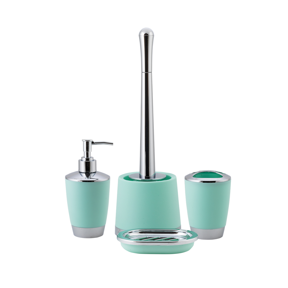 Мыльница "альма" пласт. (мятный) (1/12) "swensa" swp-2100mnt-04