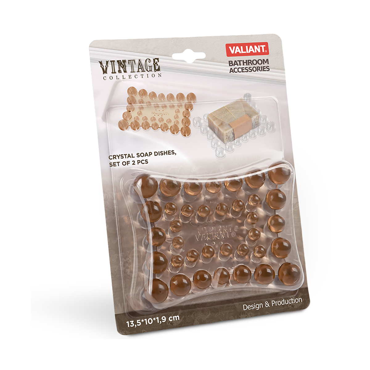 Мыльницы "vintage" набор 2 шт. (1/96) "valiant" vn-v-sds
