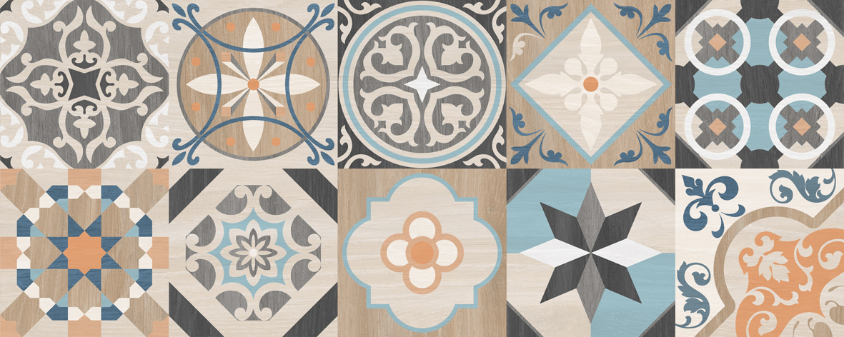 Oliver плитка настенная бежевый мозаика 20x50