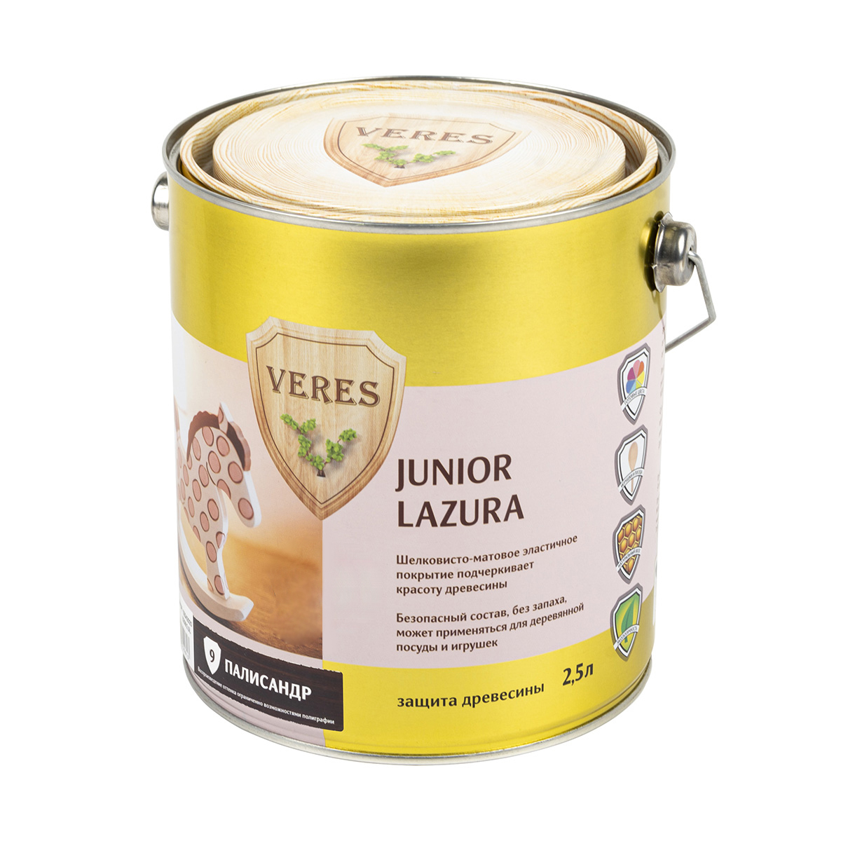 Верес джуниор № 9 палисандр 2,5 л (1/4) "veres"