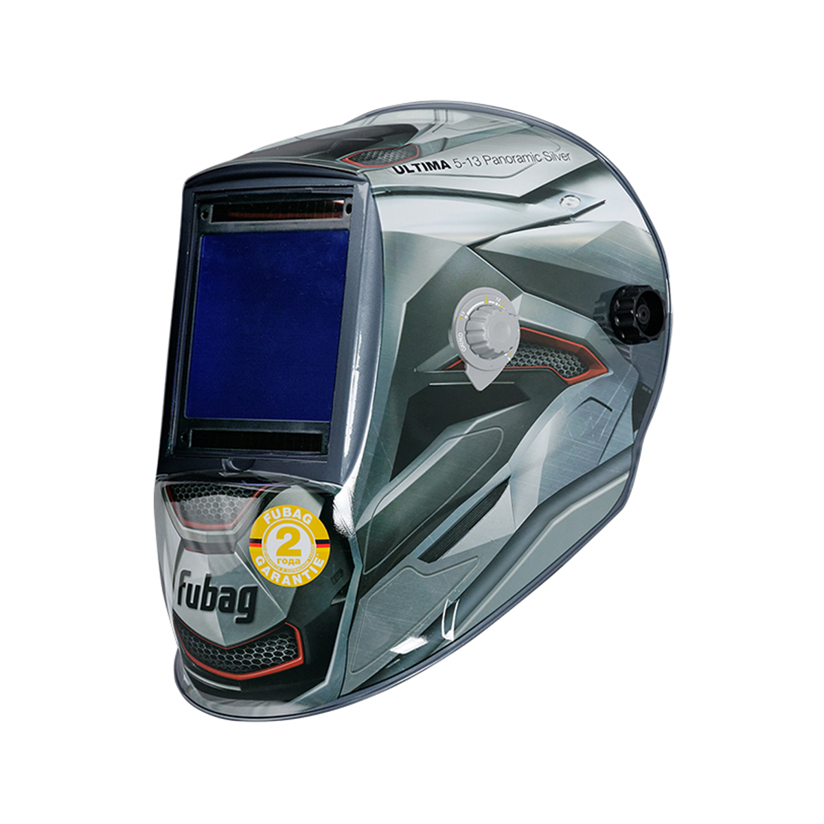 Маска сварщика "хамелеон" ultima 5-13 panoramic silver (1) "fubag" 992520