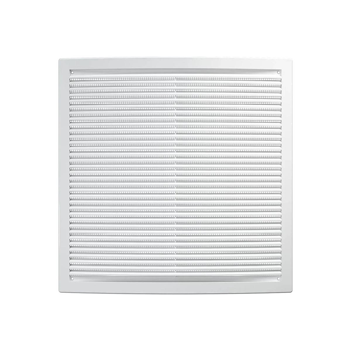 Решетка вентиляц. вытяжная 340 х 340 мм abc-пластик (1/25) "эра" 3434рц