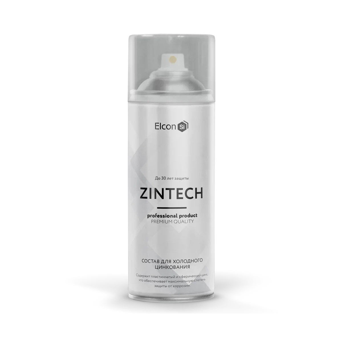 Состав для холодного цинкования аэрозоль "zintech" серый 520 мл (1/12) "elcon"