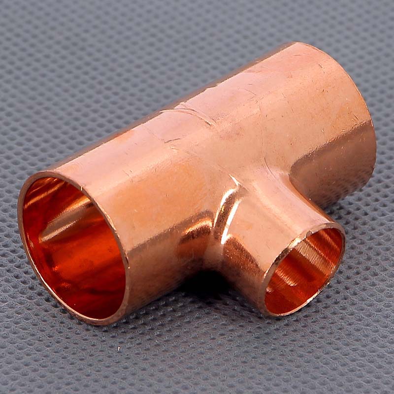 Тройник переходной под пайку 22 х 15 х 22 мм VIEGA медный