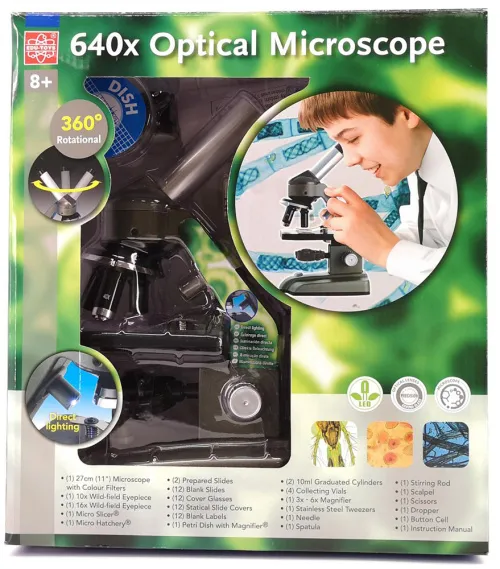 Микроскоп игрушечный EDU-TOYS 40–640x