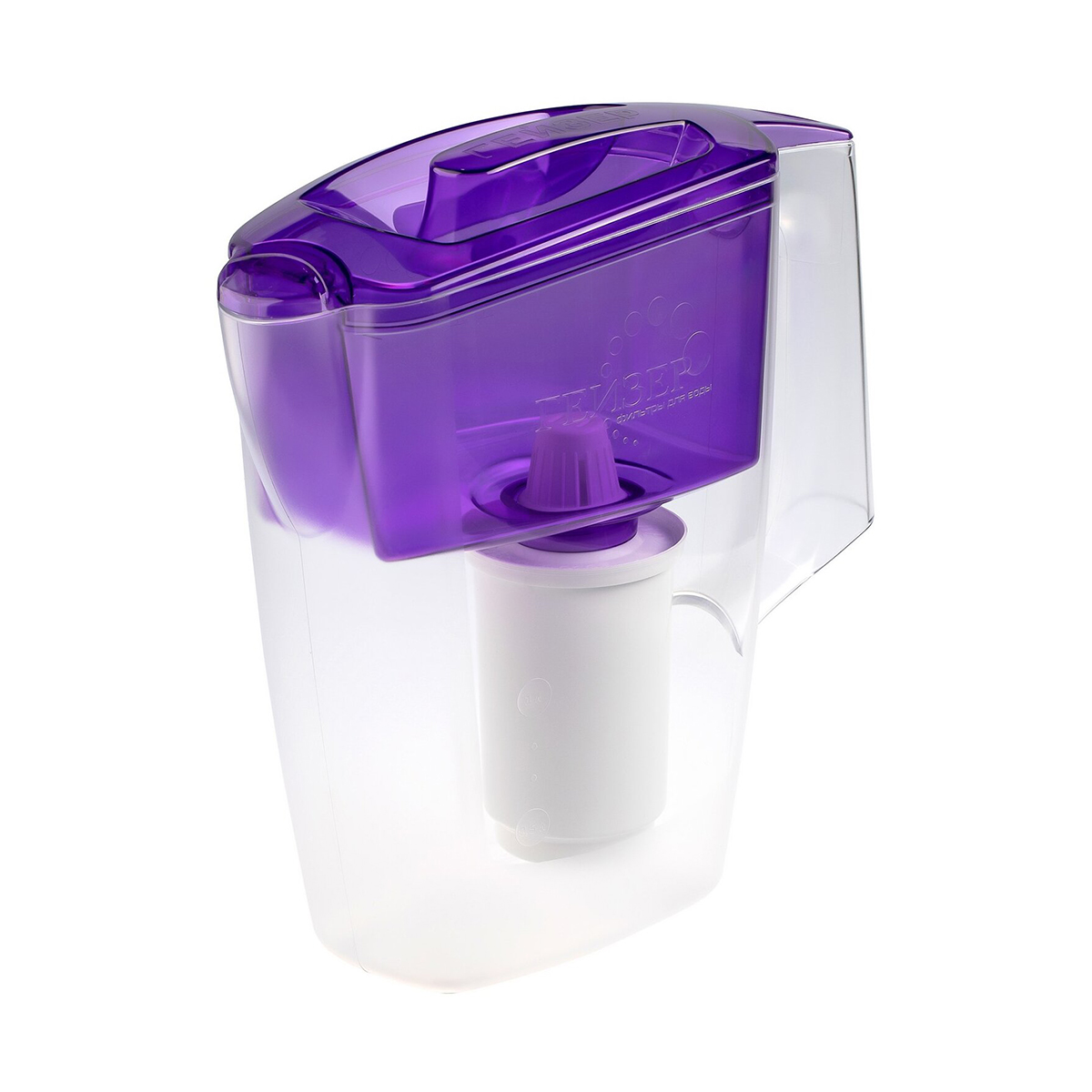 Фильтр-кувшин "мини" 2,5 л (сиреневый) (1/12) "гейзер"