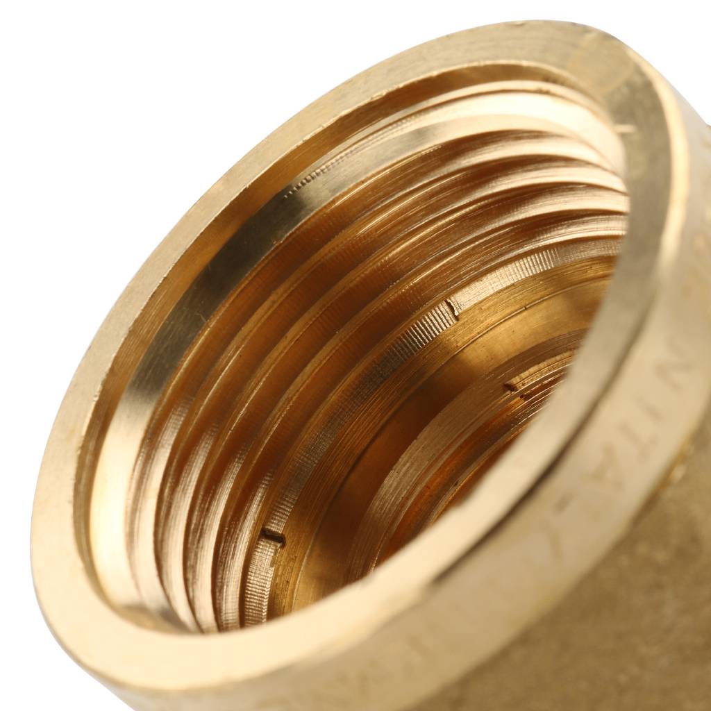 Муфта резьбовая ВР 1" x 3/4" латунь TIEMME