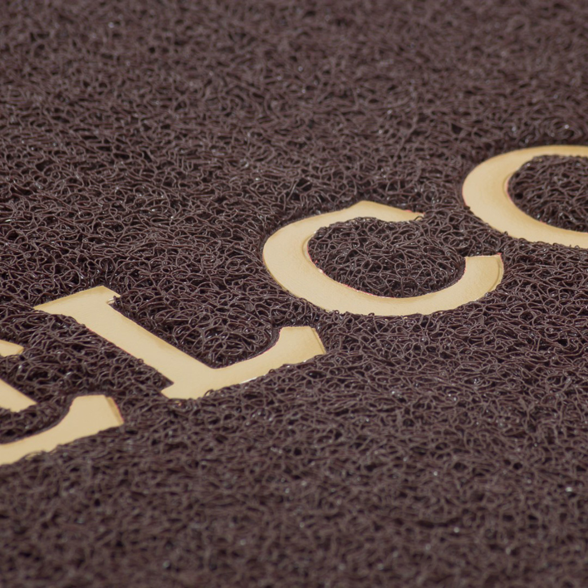 Коврик spongy "welcome" 50*80 см (коричневый) (1/15) "sunstep" 38-442