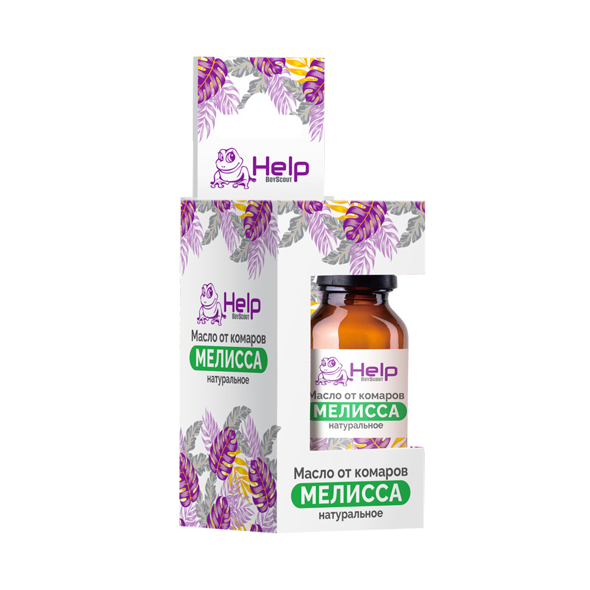 Масло эфирное от комаров "мелисса" 15 мл (1/20) "help" 80443