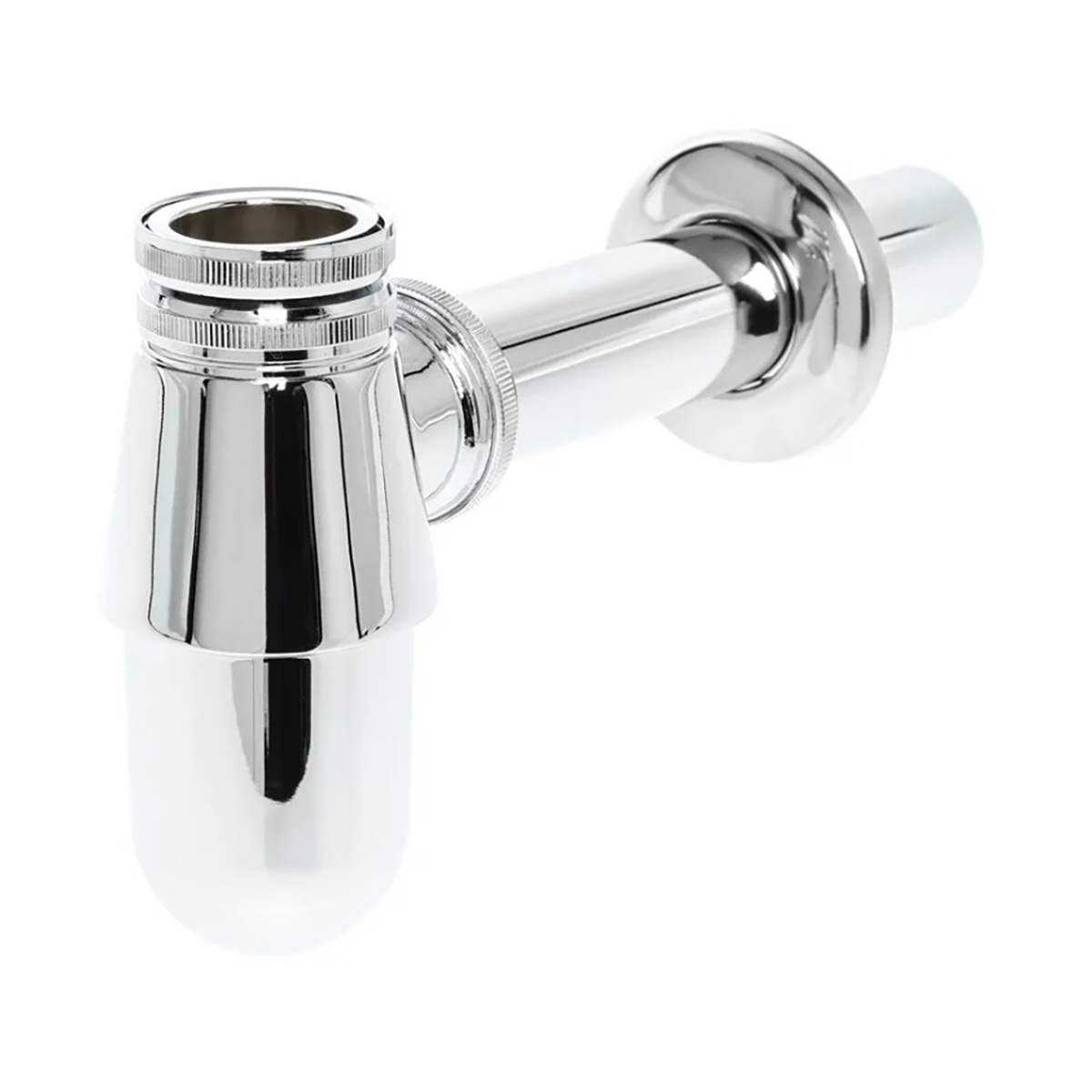 Сифон "classic" без выпуска 1 1/4" х 32 мм латунный (хром) (1/32) "wirquin"