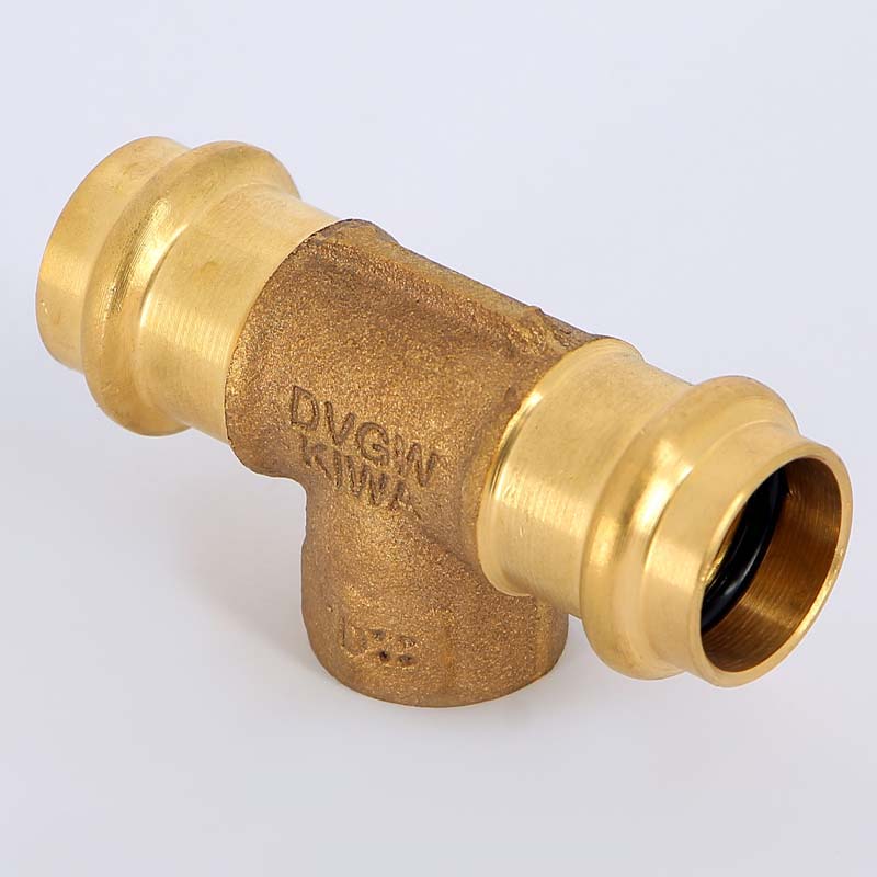 Тройник пресс-В 22х1/2'x22 Sanpress VIEGA